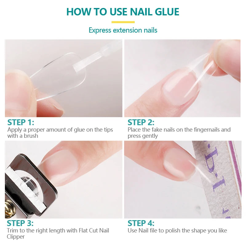 Nailpop Nail Glue for Acrylic Nails (2pcs)