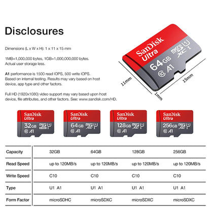 SanDisk Ultra Micro SD Memory Card