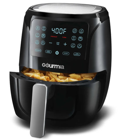 Gourmia 4Qt Digital Air Fryer with Guided Cooking