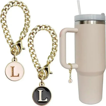 Handle Hanging Charm Letter Accessories for Tumbler (2pcs)