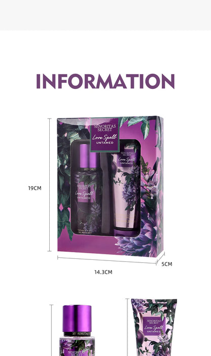 Senoritas Secret Fruity Moisturizering Lotion & Body Spray Combo