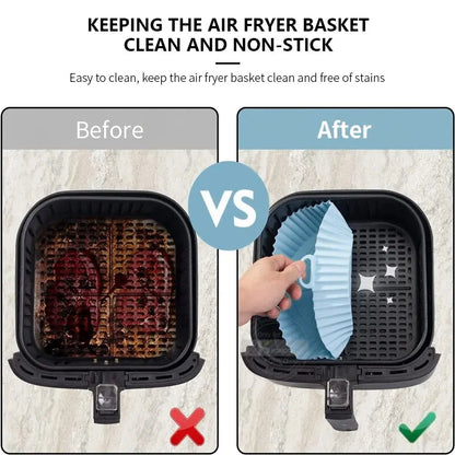 Airfryer Silicone Reusable Basket Liner