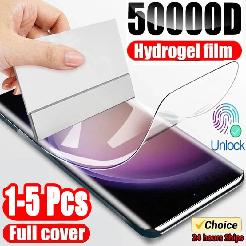 Samsung Galaxy Hydrogel Film Screen Protector (1-5pcs)