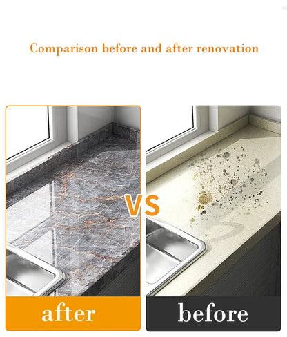 Marble Oil-Proof & Waterproof Self-Adhesive Renovation Tile Sticker