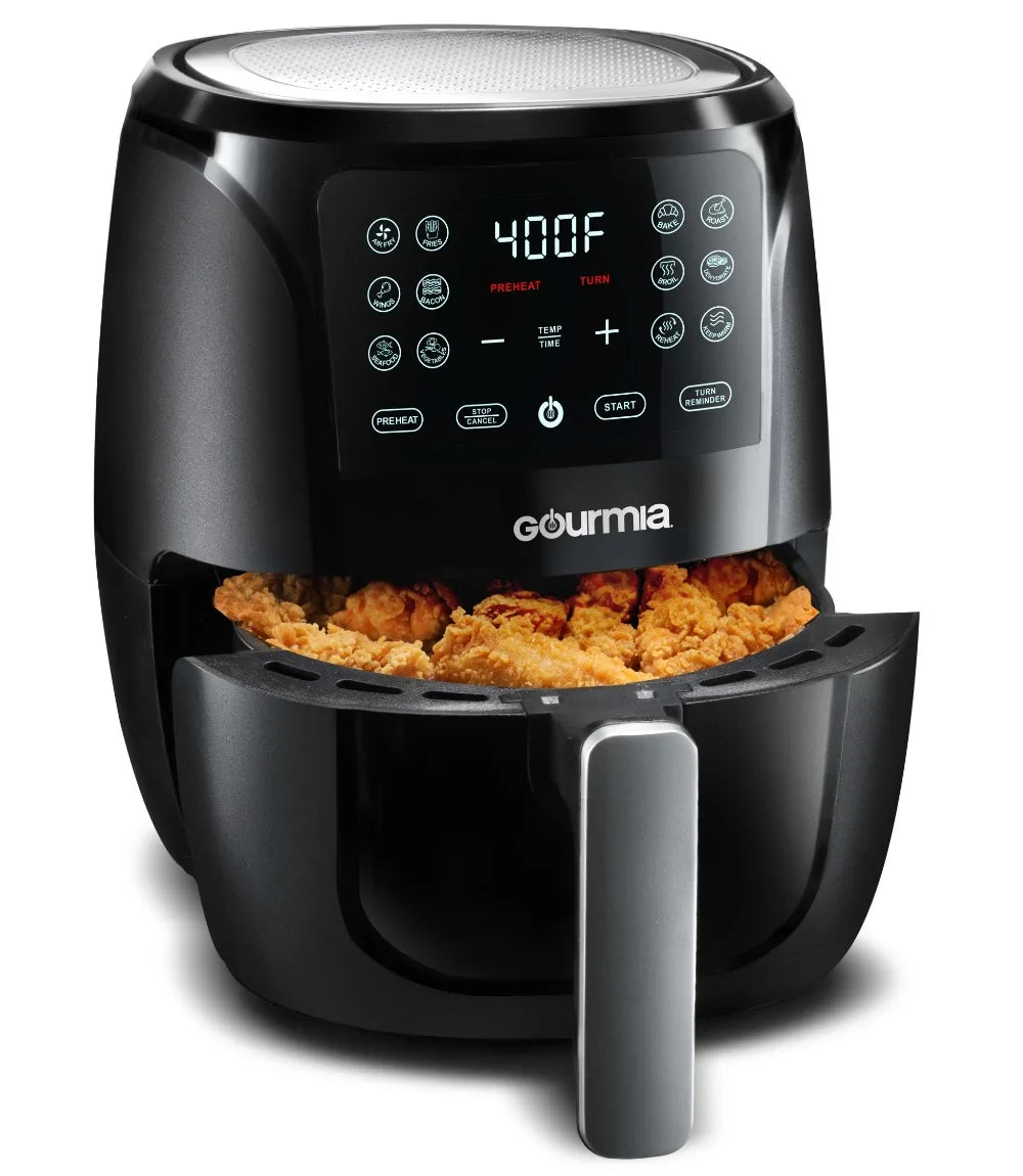 Gourmia 4Qt Digital Air Fryer with Guided Cooking