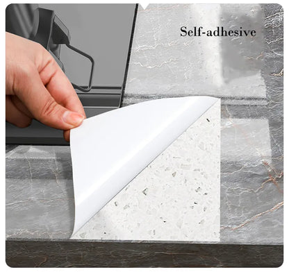 Marble Oil-Proof & Waterproof Self-Adhesive Renovation Tile Sticker