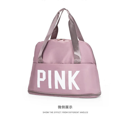 PINK Letter Travel Duffle Bag