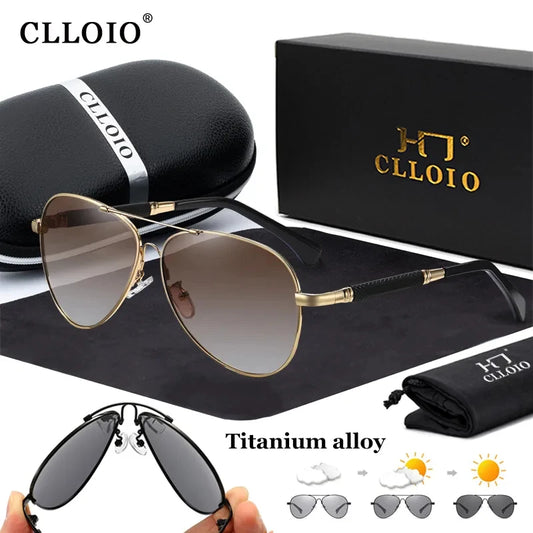 Titanium Pilot Sunglasses for Men & Women