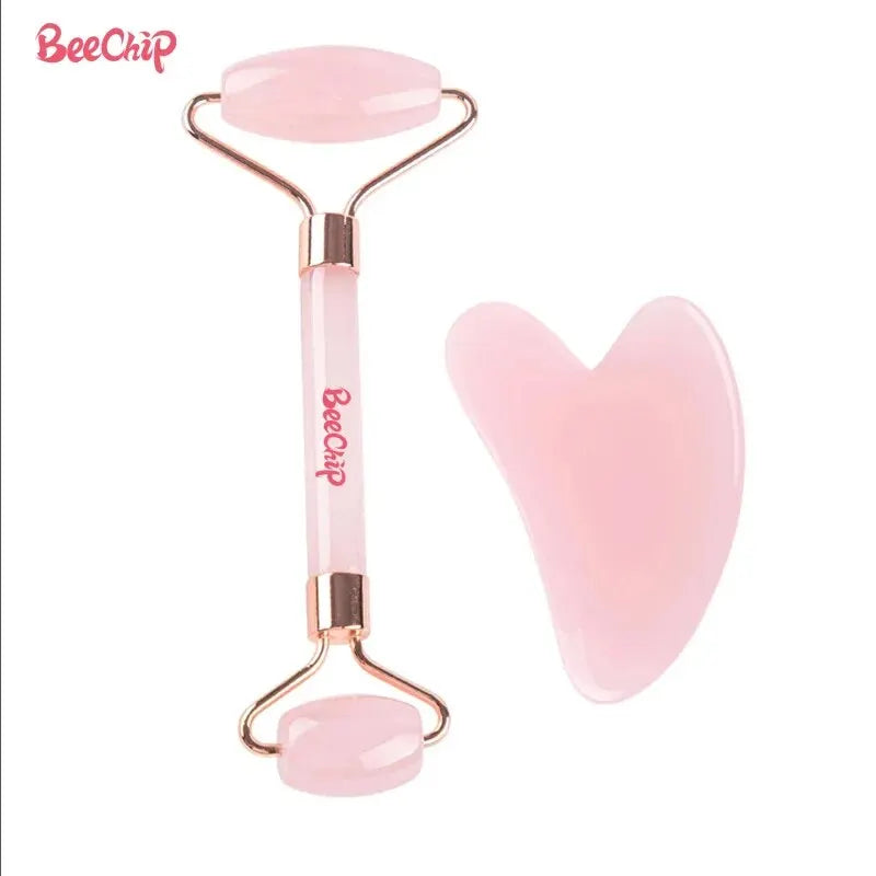 Face Massage Roller with Scraping Board